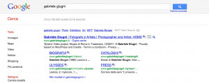 gabriele giugni - risultati spontanei su motore google